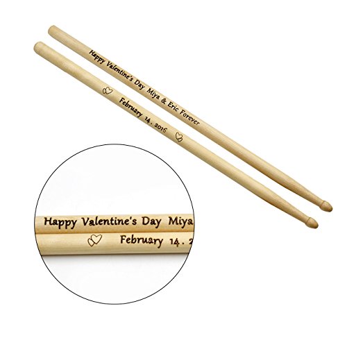 regalos baquetas grabadas