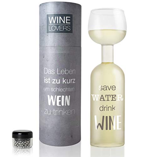 regalos botella vino y copa botella