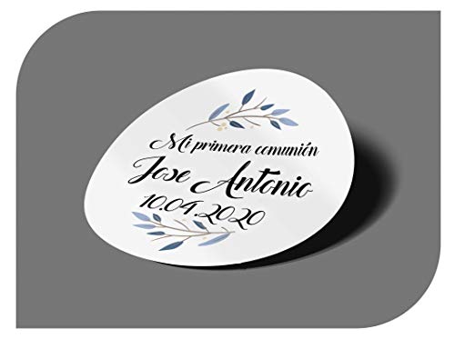 regalos etiquetas para comunion personalizadas