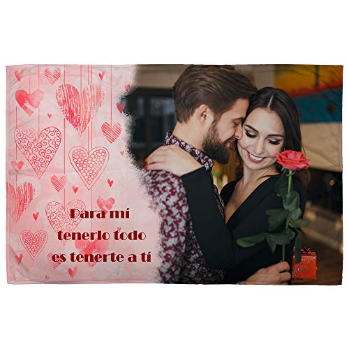 regalos manta personalizada san valentin