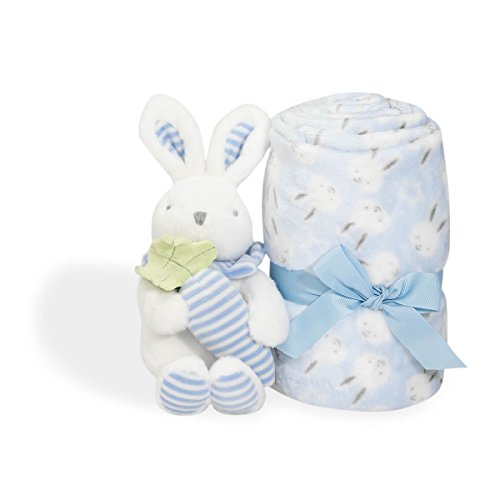 regalos osito peluche azul bordado