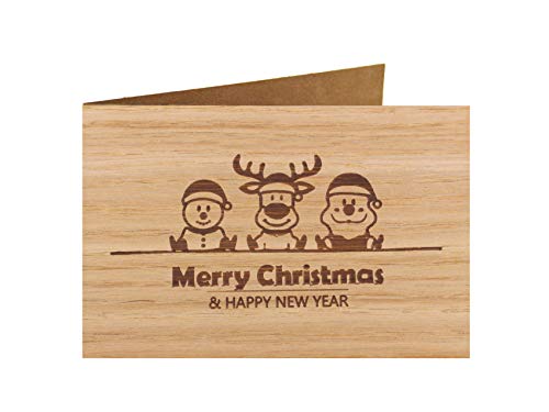 regalos postal madera navidad