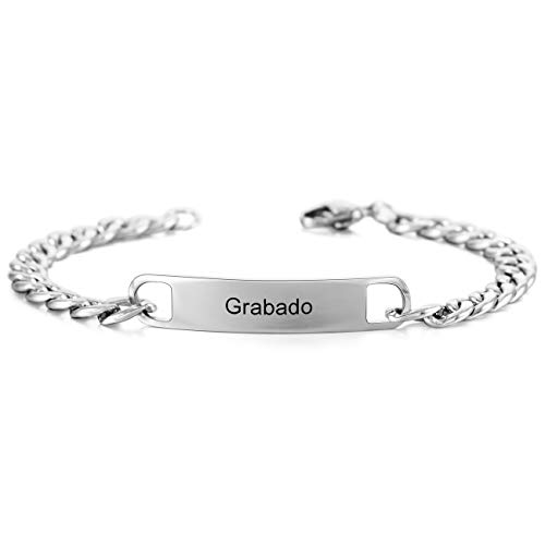 regalos pulsera plata unisex