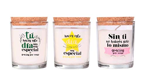 regalos velas aromaticas mensaje