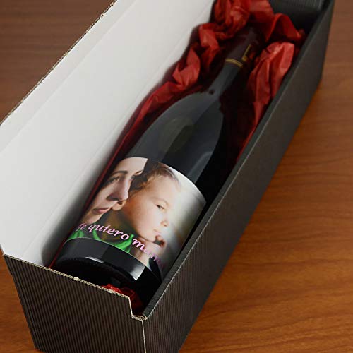 regalos vino personalizado con foto